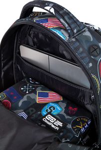 Coolpack Plecak szkolny Factor 29L Military Paches (C72193) 5