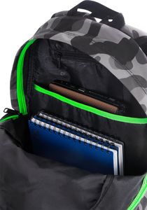 Coolpack Plecak szkolny Discovery Camo 27L Green Neon (77615CP) 10