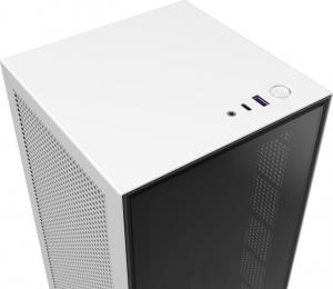 Obudowa Nzxt H1 Czarno-biała zasilacz + chłodzenie wodne (CA-H16WR-W1-EU) 4