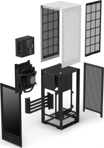 Obudowa Nzxt H1 Czarno-biała zasilacz + chłodzenie wodne (CA-H16WR-W1-EU) 8