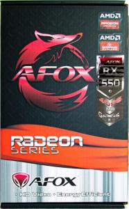 Karta graficzna AFOX Radeon RX 550 4GB GDDR5 (AFRX550-4096D5H3) 1