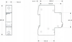 Siemens Rozłącznik modułowy 32A 1P 230V 5TL1132-0 2