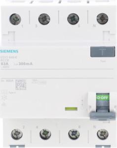 Siemens Wyłącznik różnicowoprądowy RCCB 4P typ A 63A 300mA 5SV3646-6 1