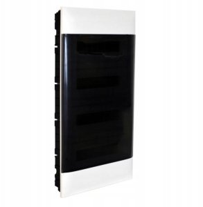 Legrand Rozdzielnica modułowa natynkowa PRACTIBOX S 4x12 drzwi przezroczyste 4x1P B16 RX3 135434P 1