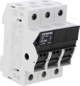 Siemens Rozłącznik bezpiecznikowy cylindryczny 3P 10x38mm 3NC1093 1