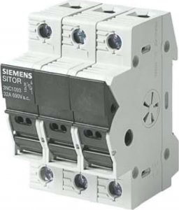 Siemens Rozłącznik bezpiecznikowy cylindryczny 3P 10x38mm 3NC1093 2