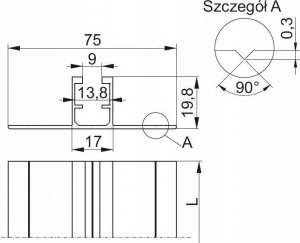 Baks Szyna montażowa aluminiowa SM400 890040 4