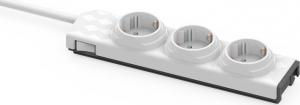 Listwa zasilająca PowerStrip 4 gniazda 1 m biała (10250/PSMDDE) 1