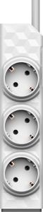 Listwa zasilająca PowerStrip 4 gniazda 1 m biała (10250/PSMDDE) 2