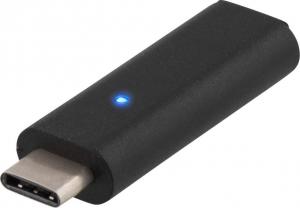 Adapter USB Deltaco USB-C - microUSB Czarny  (Deltaco USBC-1202 - USB-C adapter) 1