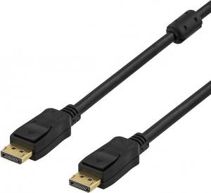Kabel Deltaco DisplayPort - DisplayPort 2m czarny (DP-1020) 1