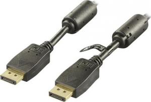 Kabel Deltaco DisplayPort - DisplayPort 5m czarny (DP-1050) 1