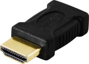 Adapter AV Deltaco HDMI Mini - HDMI czarny 1