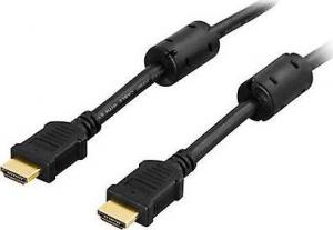 Kabel Deltaco HDMI - HDMI 2m czarny (Deltaco HDMI-1020 - 2m HDMI Sort) 1