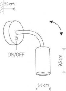 Kinkiet Nowodvorski Eye 1x10W  (9068) 2