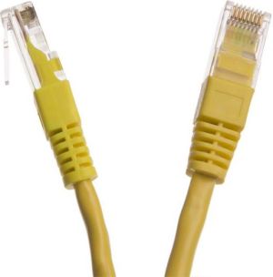 DigitalBOX START.LAN patchcord, RJ45, kat.6, UTP, 5m, Żółty (STLU65MY) 1