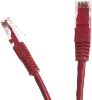 DigitalBOX START.LAN patchcord, RJ45, kat.6, UTP, 0.5m, Czerwony (STLU605MR) 1