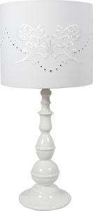 Lampa stołowa Candellux Lampka nocna biała Candellux LANS 41-53855 1