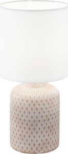Lampa stołowa EGLO Lampka nocna biała Eglo BELLARIVA 97773 1