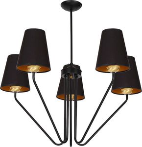 Lampa wisząca Milagro Victoria klasyczna czarny  (MLP4913) 1