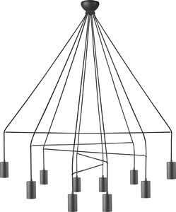 Lampa wisząca Nowodvorski Imbria nowoczesna czarny  (9680) 1
