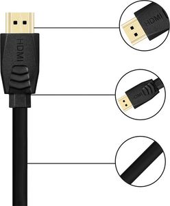Kabel Agog HDMI- HDMI 2.0 1.5m czarny (X-01) 3