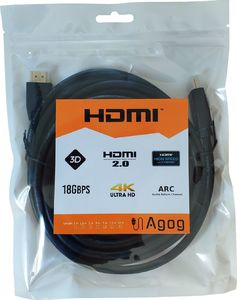 Kabel Agog HDMI - HDMI 10m czarny (X-01) 4