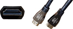 Kabel Agog HDMI - HDMI 2.1 3m czarny (X-87) 5