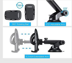 Floveme Uchwyt zaciskowy do samochodu 360 3