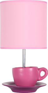 Lampa stołowa Candellux Lampa na stół różowa Candellux CYNKA 41-34809 1