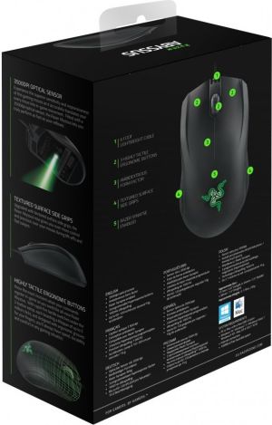 Mysz Razer Abyssus 2014 Czarno-zielona (RZ01-01190100-R3G1) 2