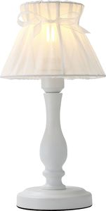 Lampa stołowa Candellux Lampa na stół biała Candellux ZEFIR 41-73815 1
