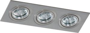 Azzardo Wpust kwadratowy aluminium AZzardo CARO 3S LED AZ2441 1