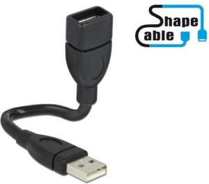 Adapter USB Delock Czarny  (83497) 1