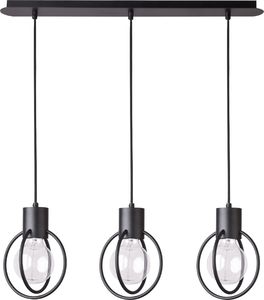 Lampa wisząca Sigma Aura industrial minimalistyczna czarny  (31090) 1