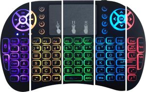 Klawiatura I8 mini Bezprzewodowa Czarna US (i8) 2