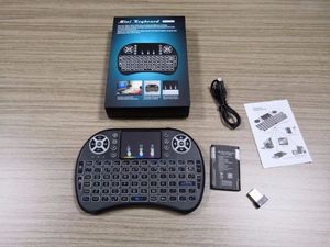 Klawiatura I8 mini Bezprzewodowa Czarna US (i8) 6