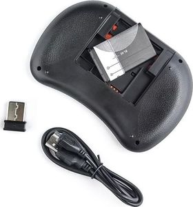 Klawiatura I8 mini Bezprzewodowa Czarna US (i8) 7