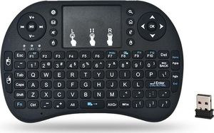Klawiatura mini I8+ Bezprzewodowa Czarna US (I8+) 5
