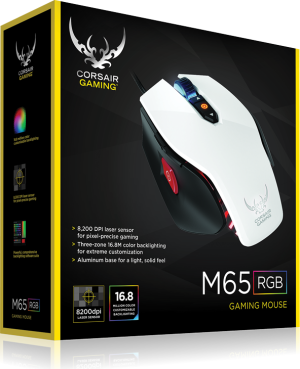 Mysz Corsair Gaming M65 Biała (CH-9000071-EU) 6