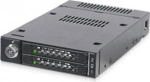 Kieszeń Icy Dock 2x M.2 PCIe NVMe SSD - mini-SAS ToughArmor (MB834M2K-B) 3