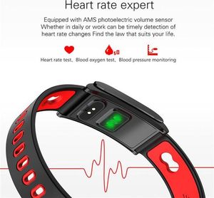 Smartwatch Tel1 N109 Czarno-czerwony 2