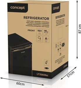 Lodówka Concept LT3560BC 4