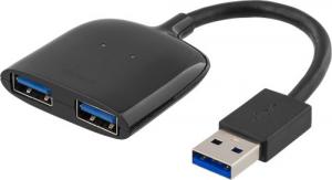 HUB USB Deltaco 2x USB-A 3.1 Gen1 (Deltaco UH-203 - hub - 2 porte - deskt) 1