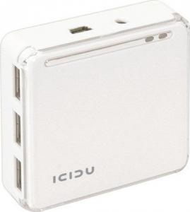 HUB USB Icidu 1x SD  + 3x USB-A 2.0 (-) 1