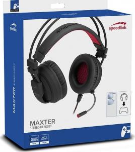 Słuchawki Speedlink Maxter Stereo PS4 Czarne (SL-450300-BK) 5