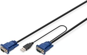 Digitus Kable KVM, 1.8m, Czarny (DS-19231) 1