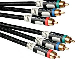 Kabel Icidu RCA (Cinch) x3 - RCA (Cinch) x3 1.8m czarny (ICIDU Ultra Component Cable) 1
