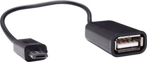 Adapter USB Sandberg microUSB - USB Czarny  (Sandberg OTG Adapter - USB Hun / Micro U) 1