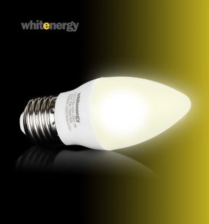Whitenergy Żarówka LED, E27, 3W, 230V, biała ciepła (09904) 4